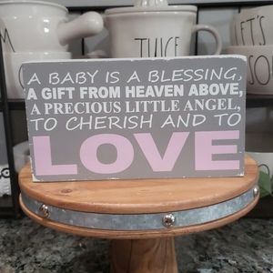 Cute little sign for nursery